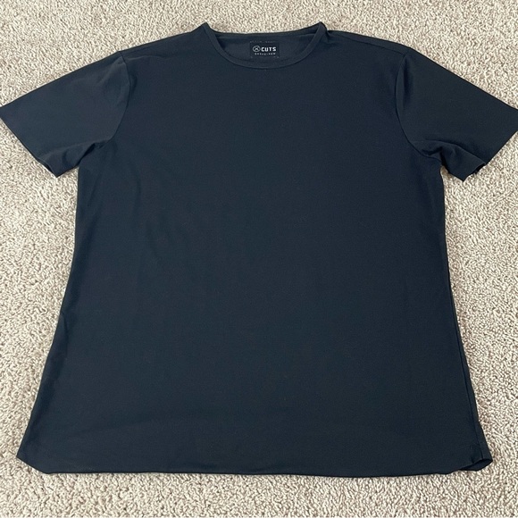 Cuts Pyca Pro T-Shirt Curved Hem Men’s Medium Black Bodybuilding￼T188 - Picture 1 of 9